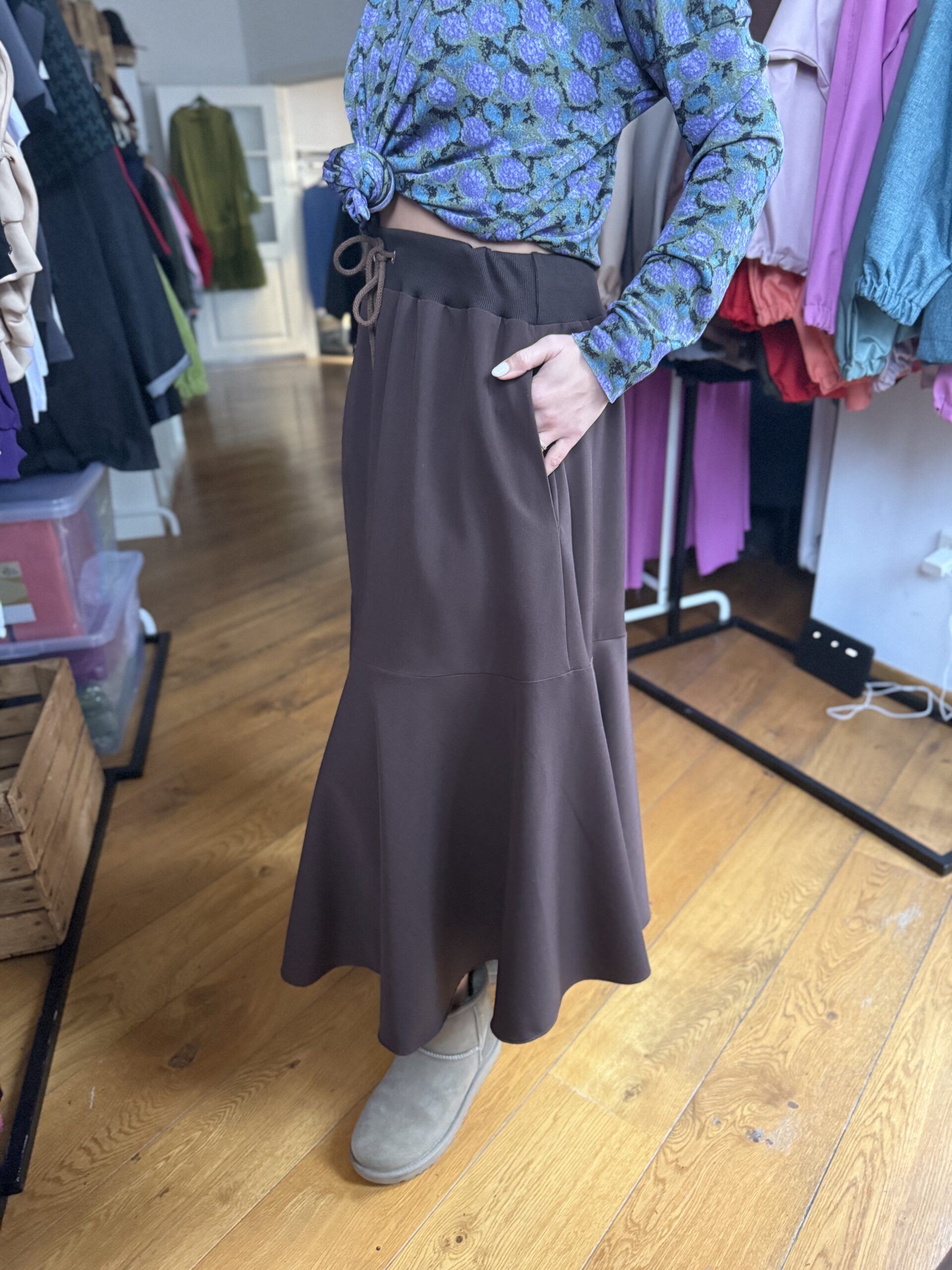 Šokoladinis sijonas L/XL - Image 4