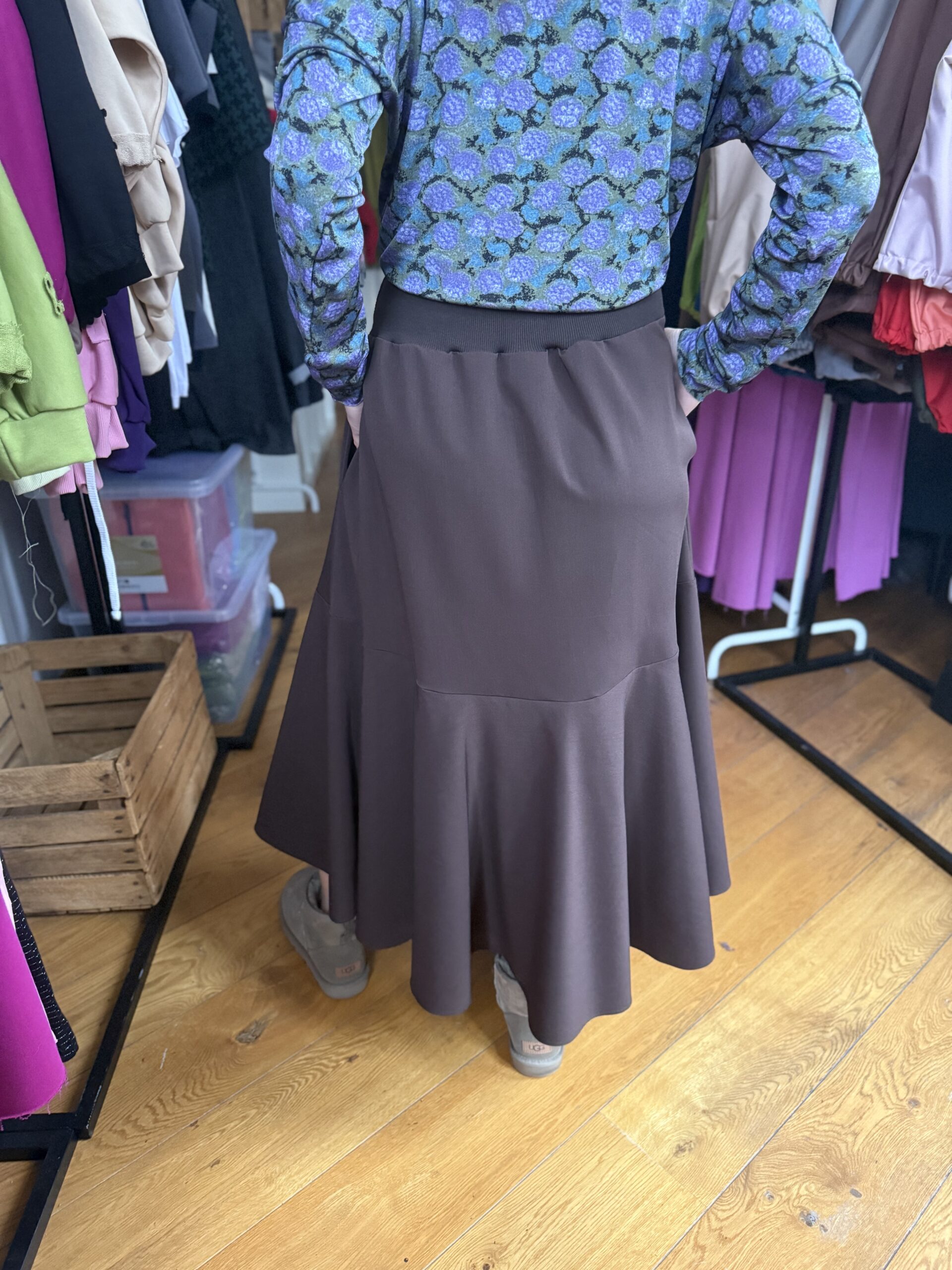 Šokoladinis sijonas L/XL - Image 3