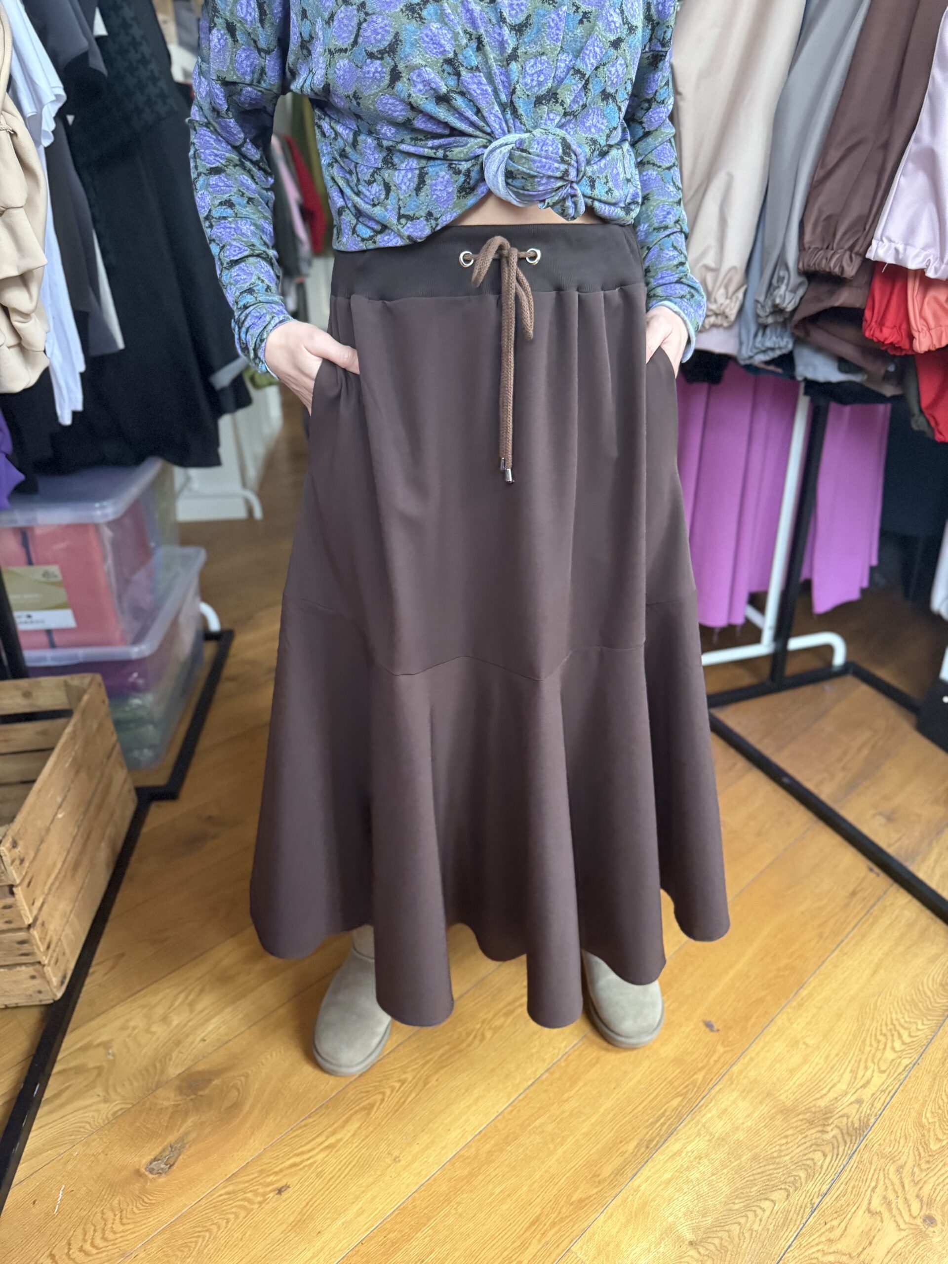 Šokoladinis sijonas L/XL - Image 2