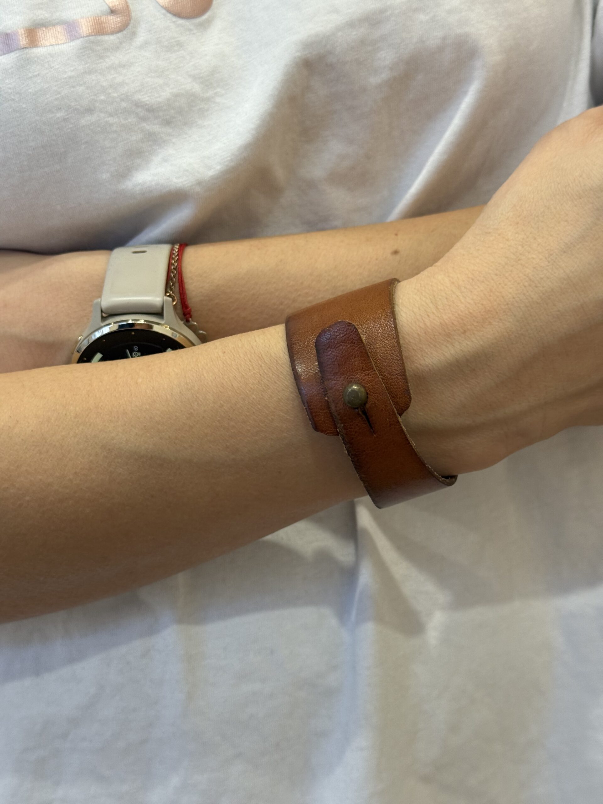 Ruda lygios odos apyrankė iki 18cm riešui