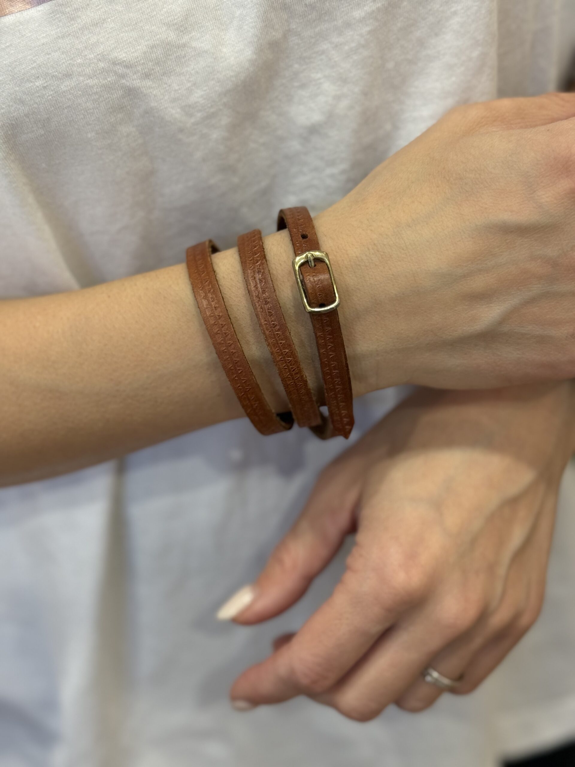 Ruda (trijų apvijų) apyrankė "žalčiukas"