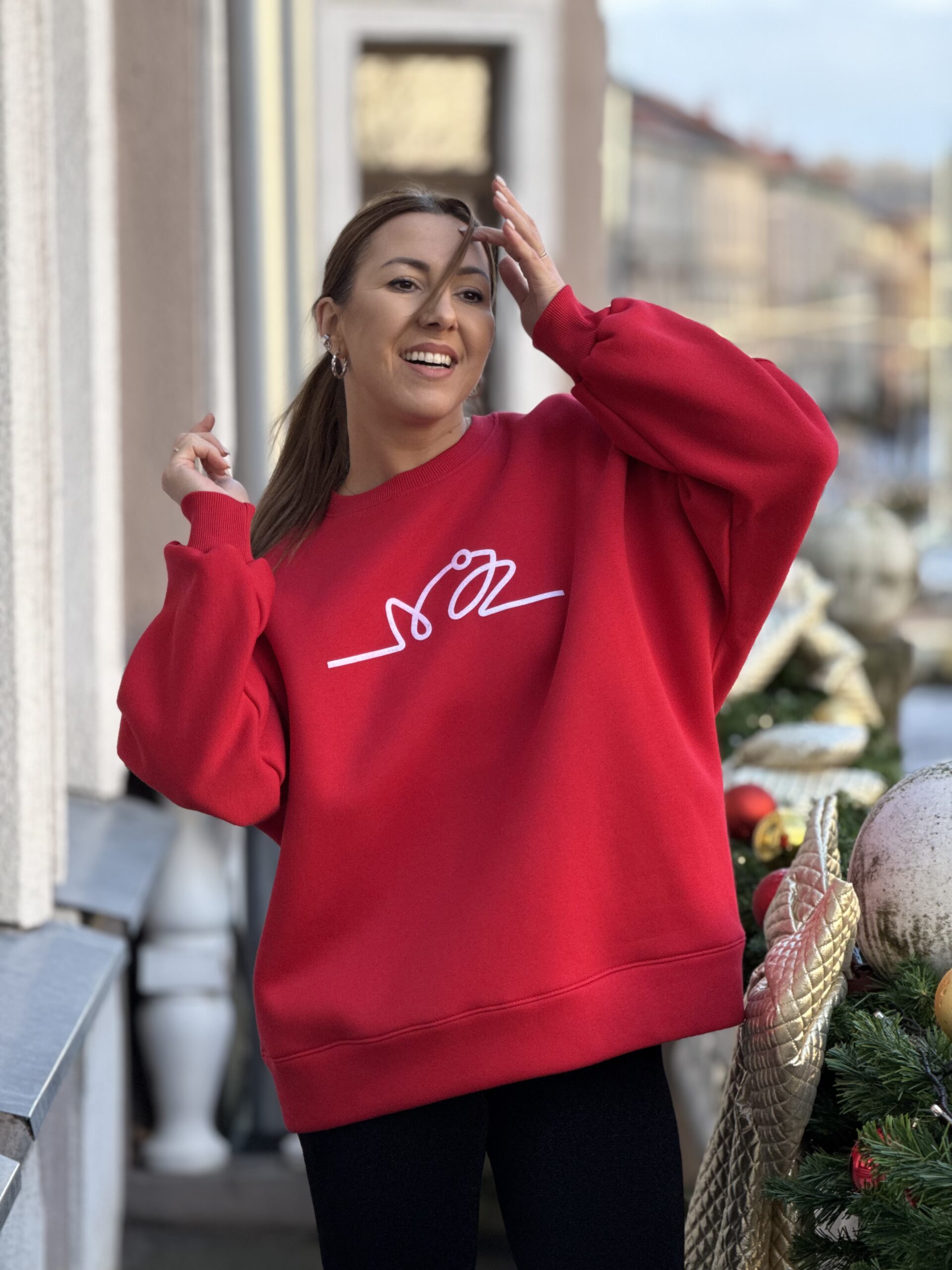 RAUDONAS firminis VARLIŲ džempas - Image 5