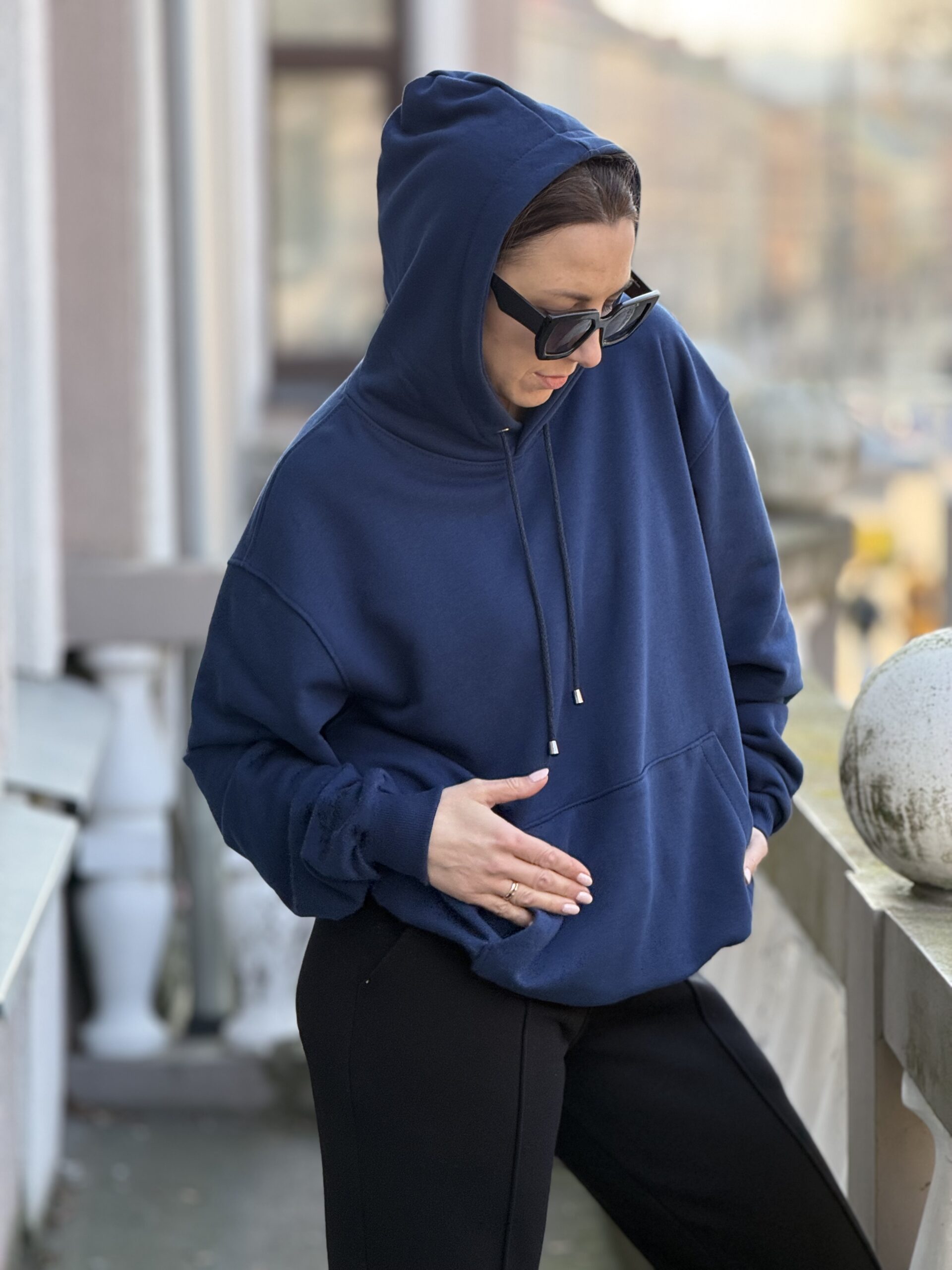 Unisex džemperis su kapišonu - Image 5