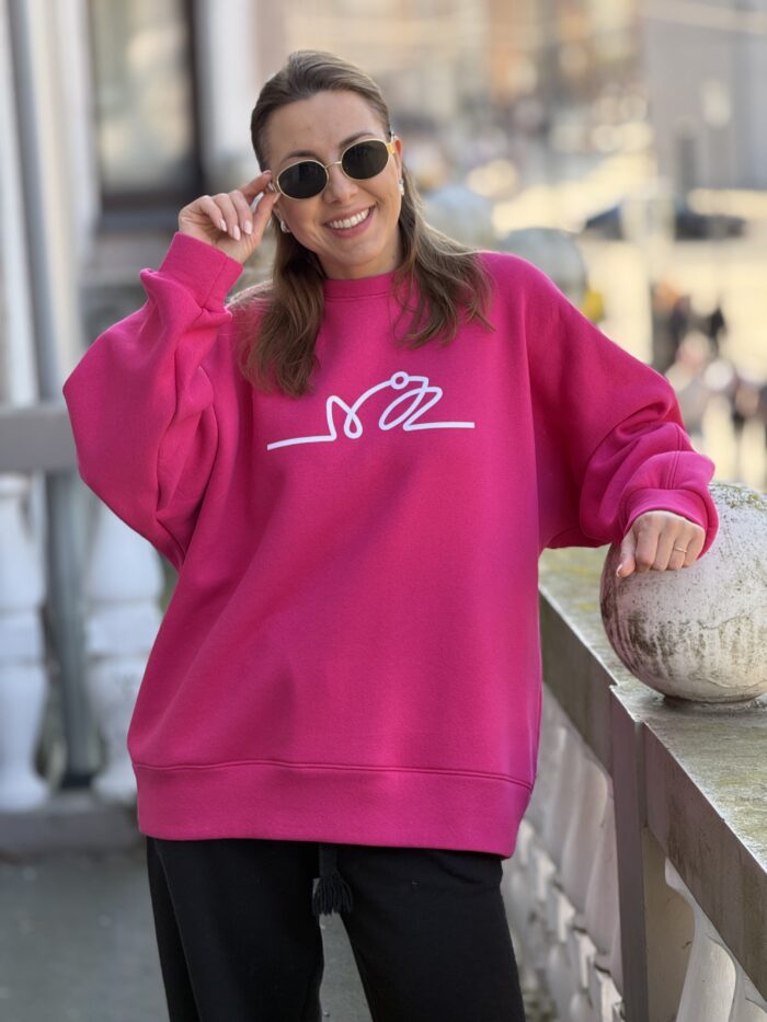 FUKSIJOS spalvos džempas FIRMINIS VARLIŲ