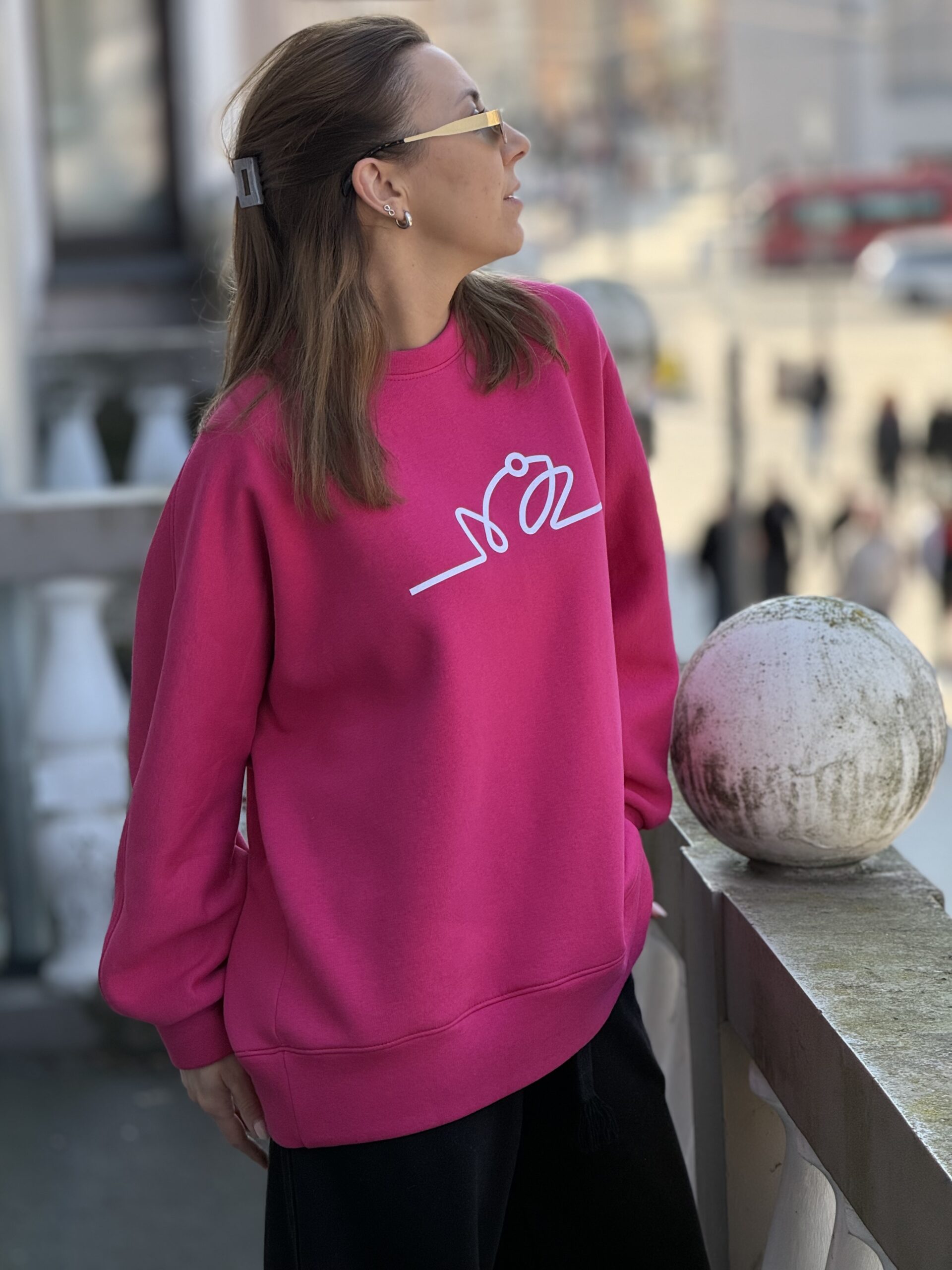 FUKSIJOS spalvos džempas FIRMINIS VARLIŲ - Image 2