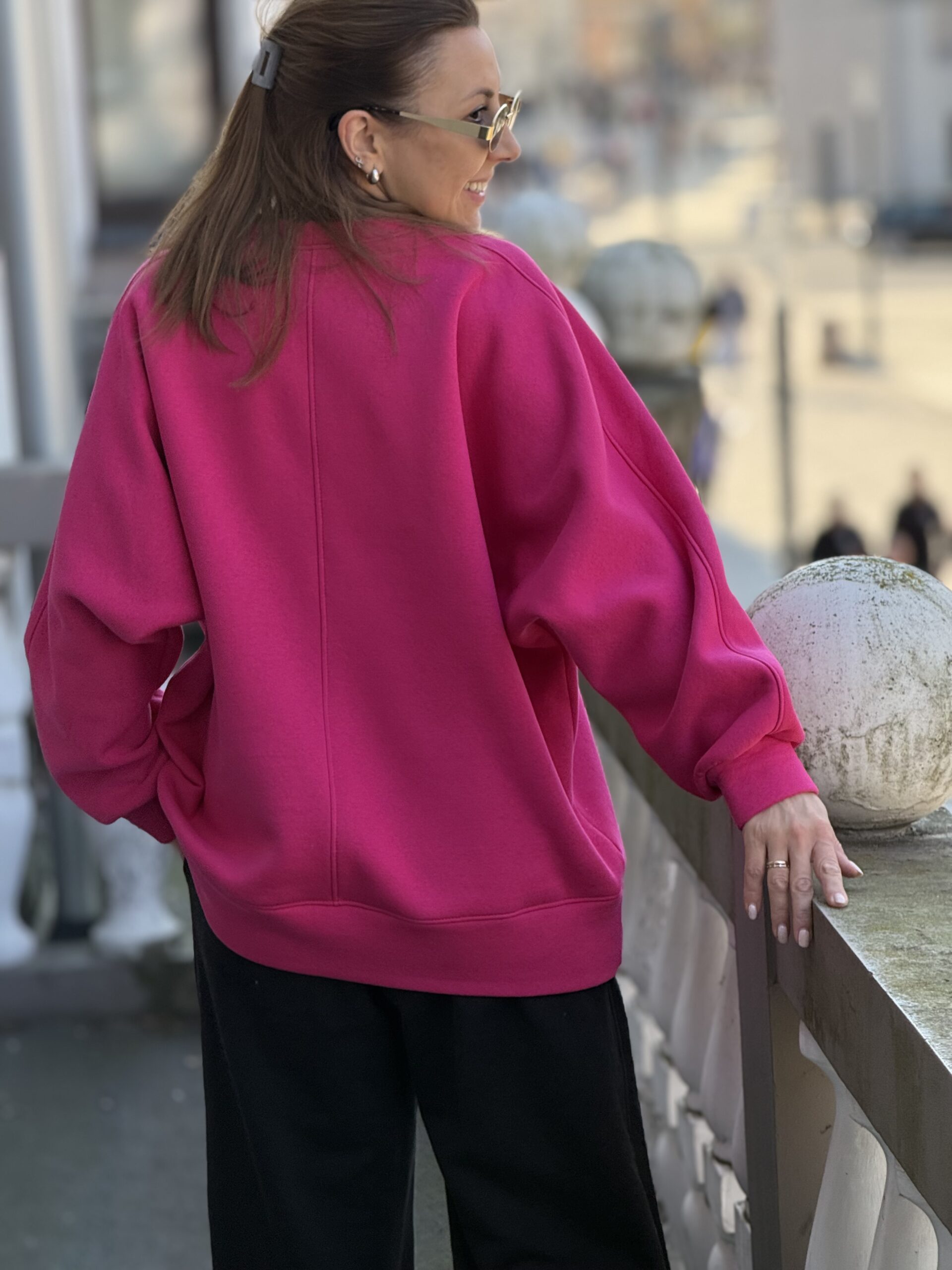 FUKSIJOS spalvos džempas FIRMINIS VARLIŲ - Image 3