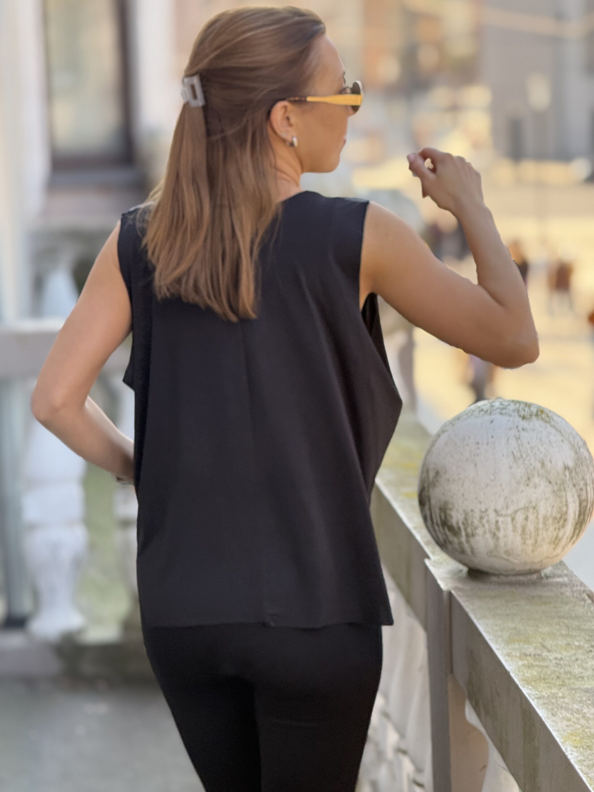 "Šlapio trikotažo" palaidinė DIDESNĖ iki L dydžio - Image 2