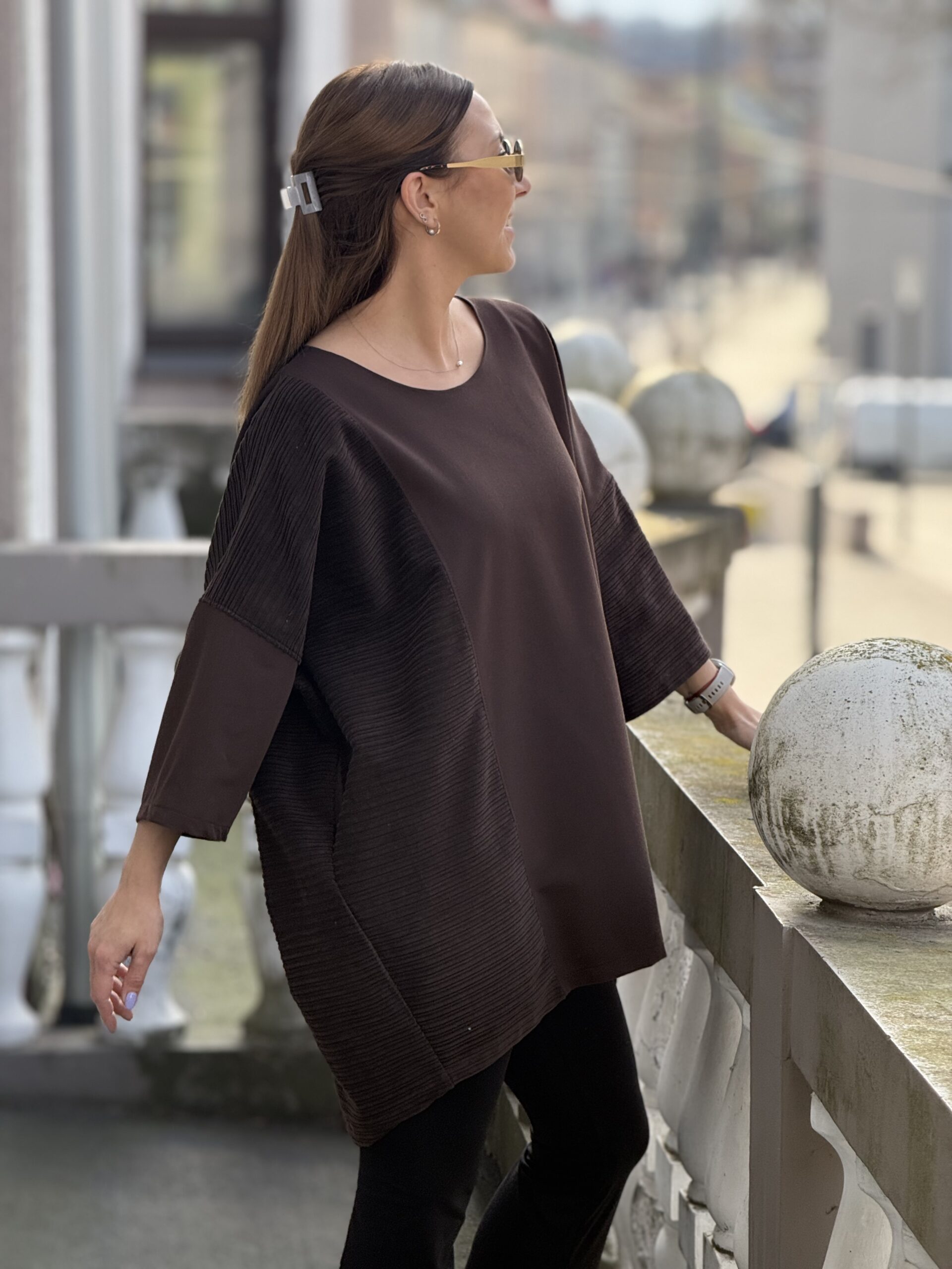 Šokoladinė TUNIKA dydis XL, vienetinė #zerowaste - Image 4