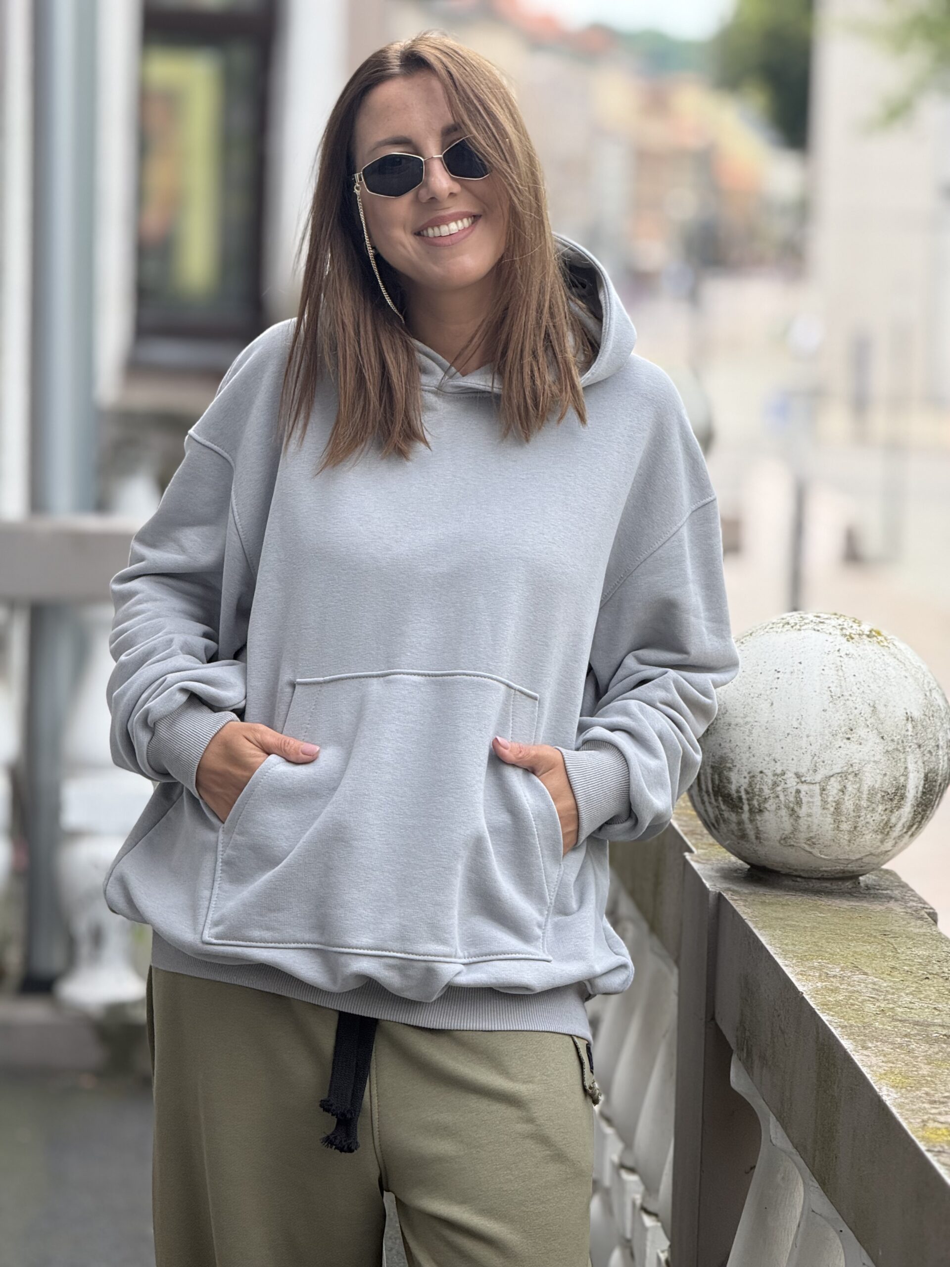 Džemperis UNISEX pilkas