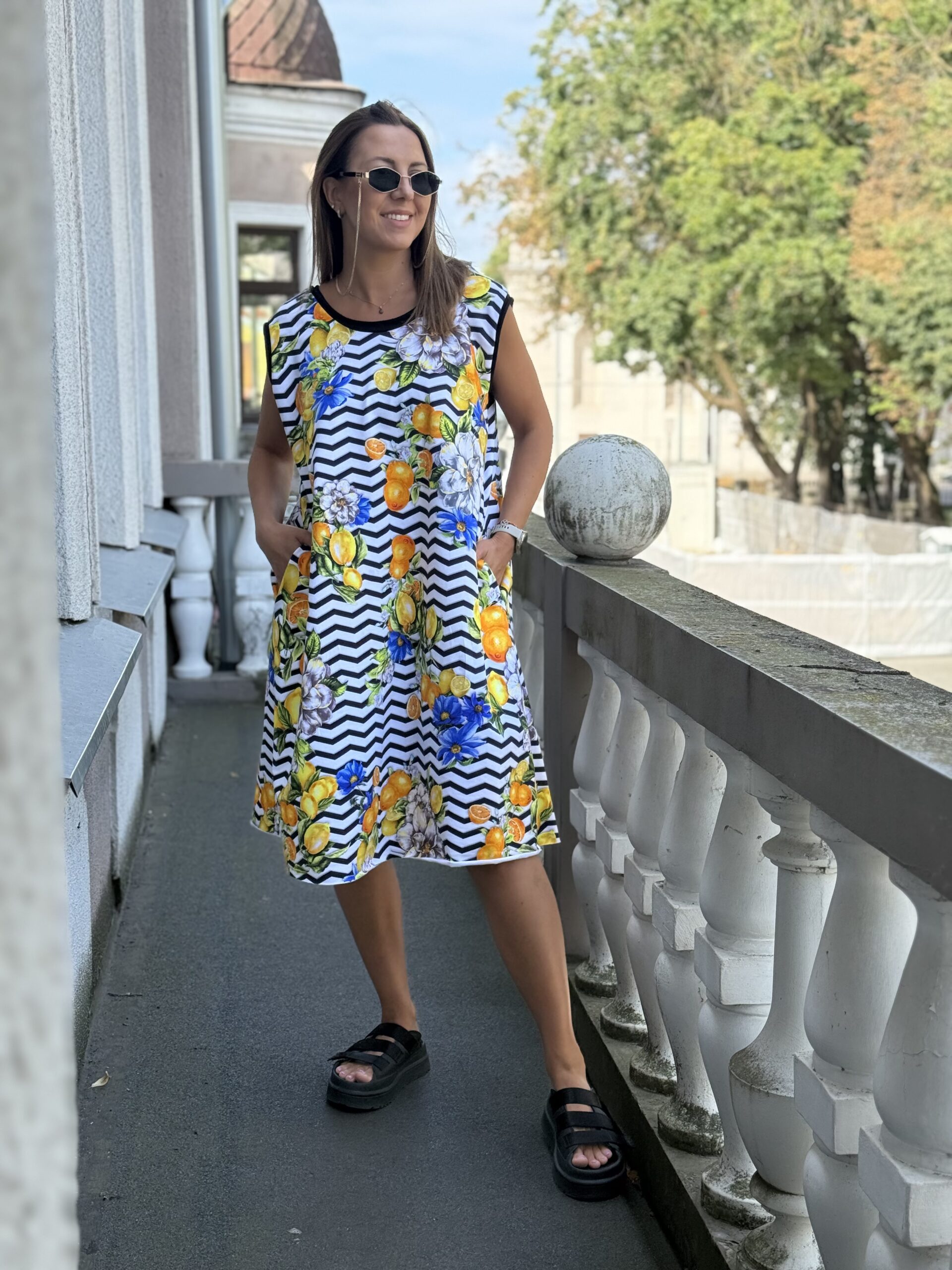 Citrininė suknelė "naminukė" L-XL