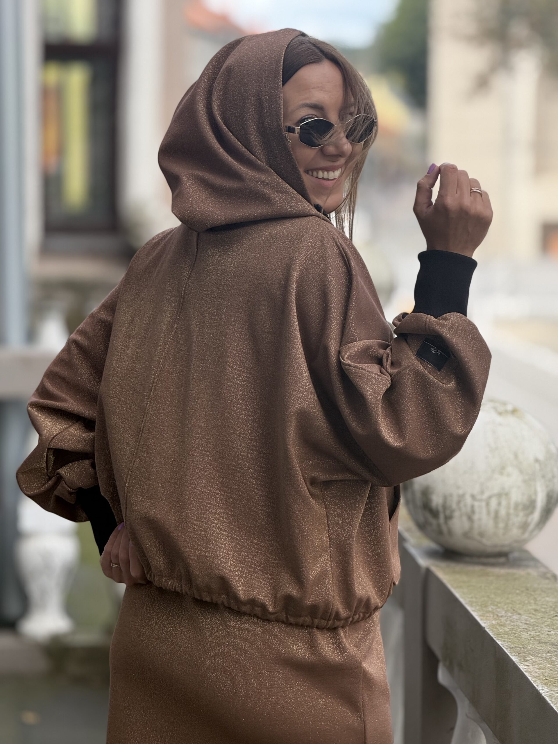 Auksinis BOMBER džemperiukas - Image 4