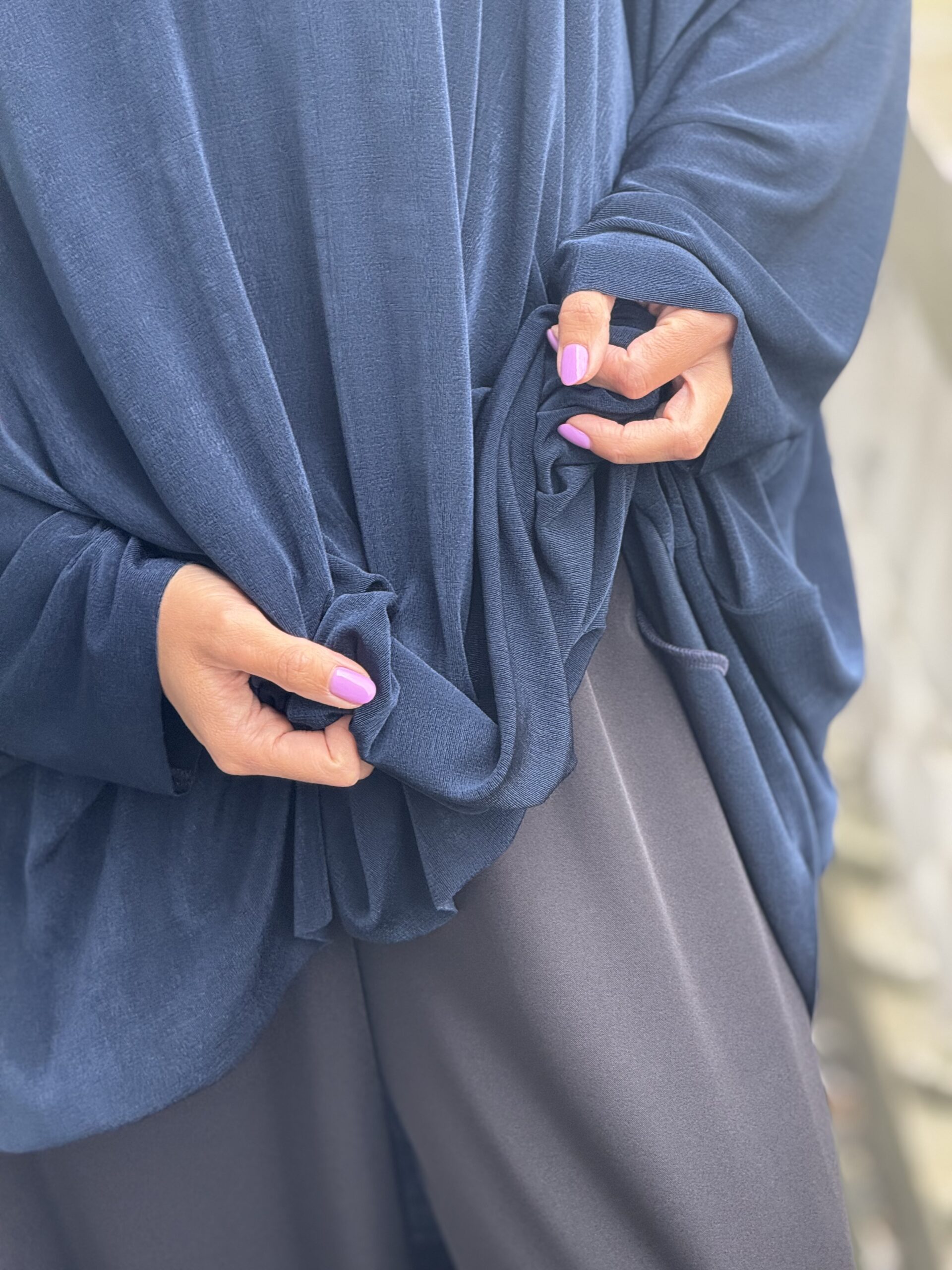 Tamsiai mėlyna PLUS SIZE tunika/palaidinė - Image 7