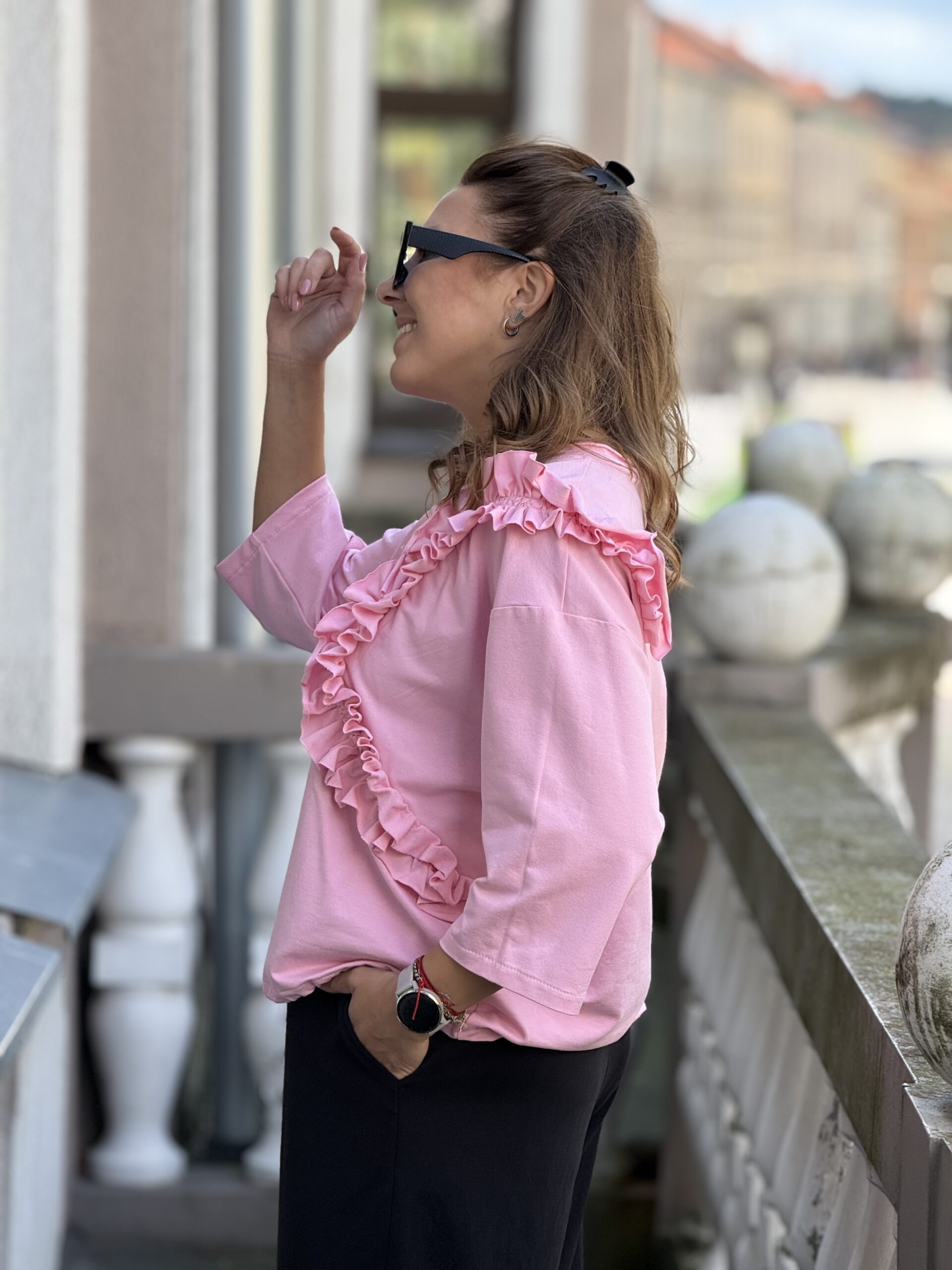 Rožinė romantiška palaidinė - Image 2